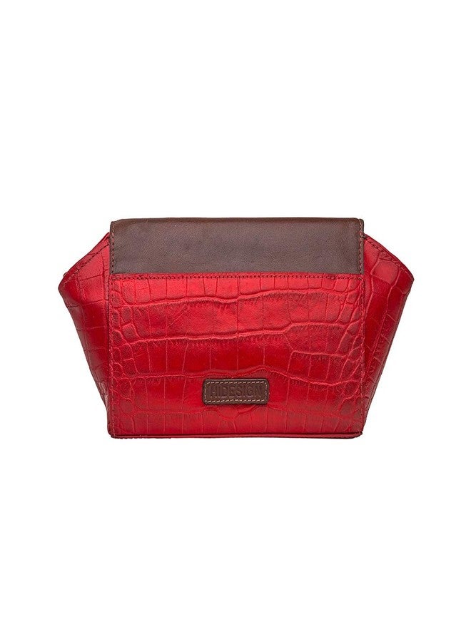 Hidesign Women Clutch (Red) - Image 2